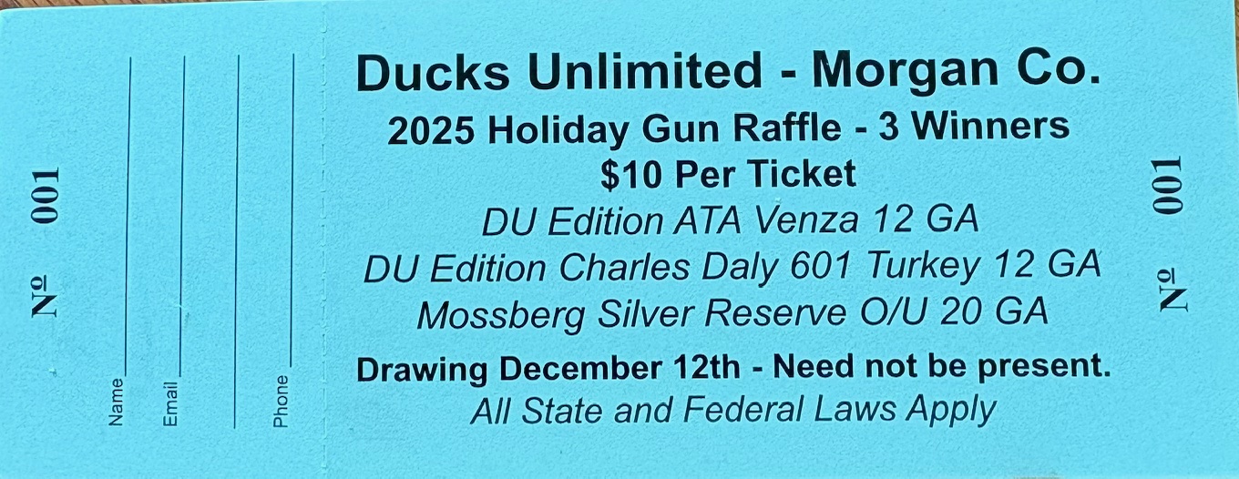Buy your 2025
                        Holiday Gun Raffle Tickets now!